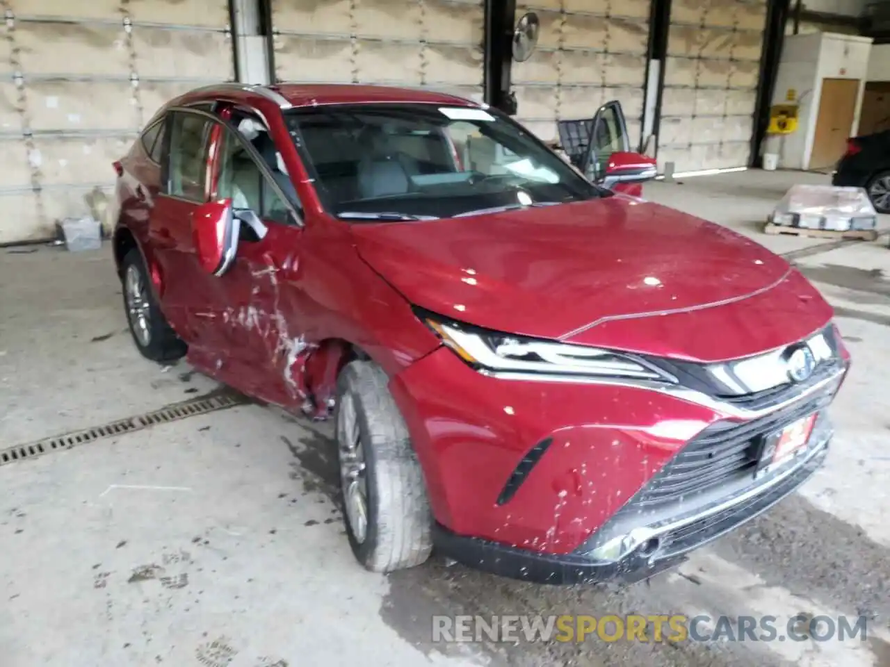 1 Photograph of a damaged car JTEAAAAH7NJ087310 TOYOTA VENZA 2022