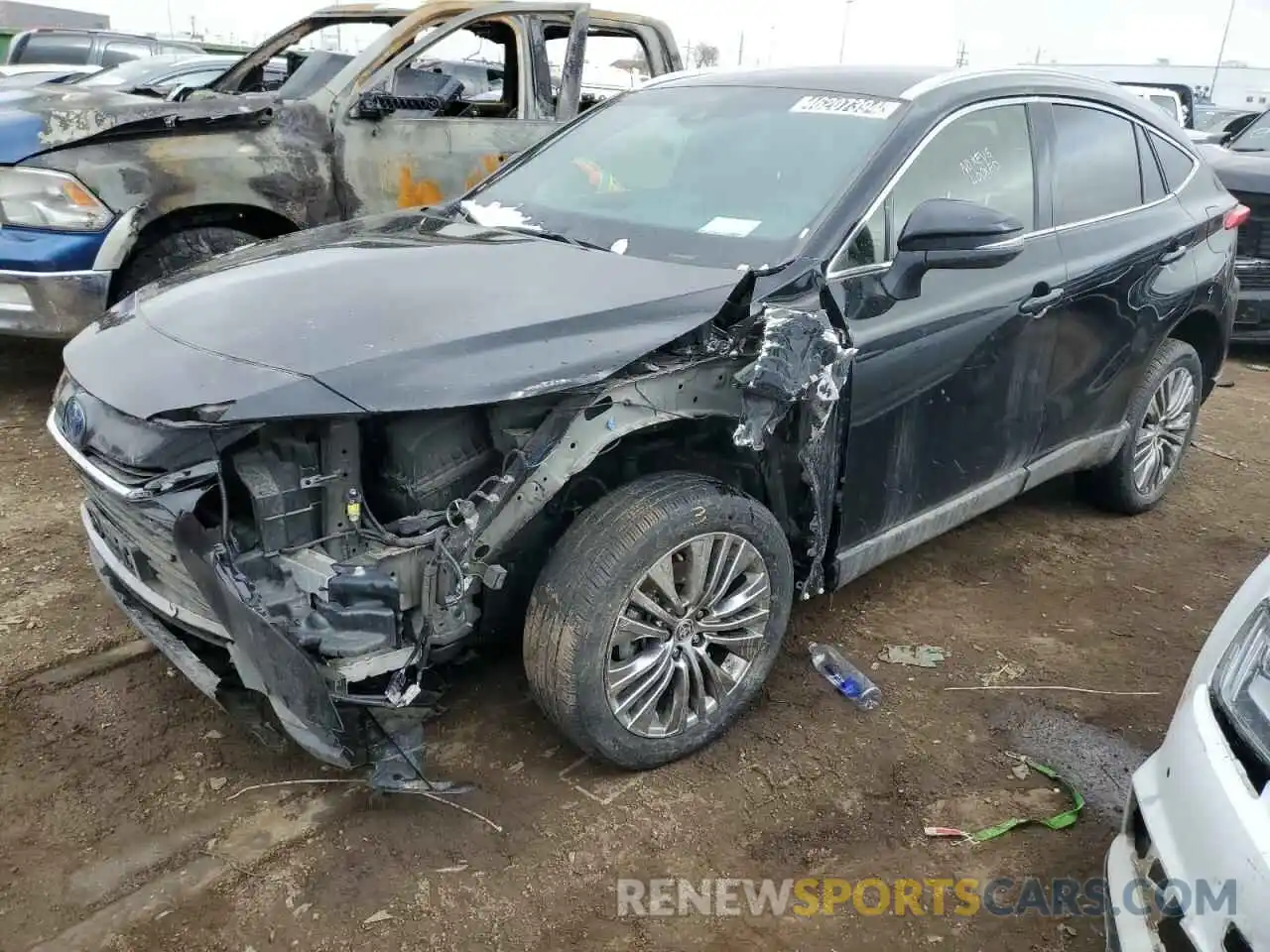 1 Photograph of a damaged car JTEAAAAH7NJ092670 TOYOTA VENZA 2022