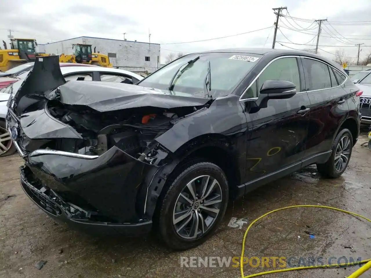 1 Photograph of a damaged car JTEAAAAH7NJ104963 TOYOTA VENZA 2022