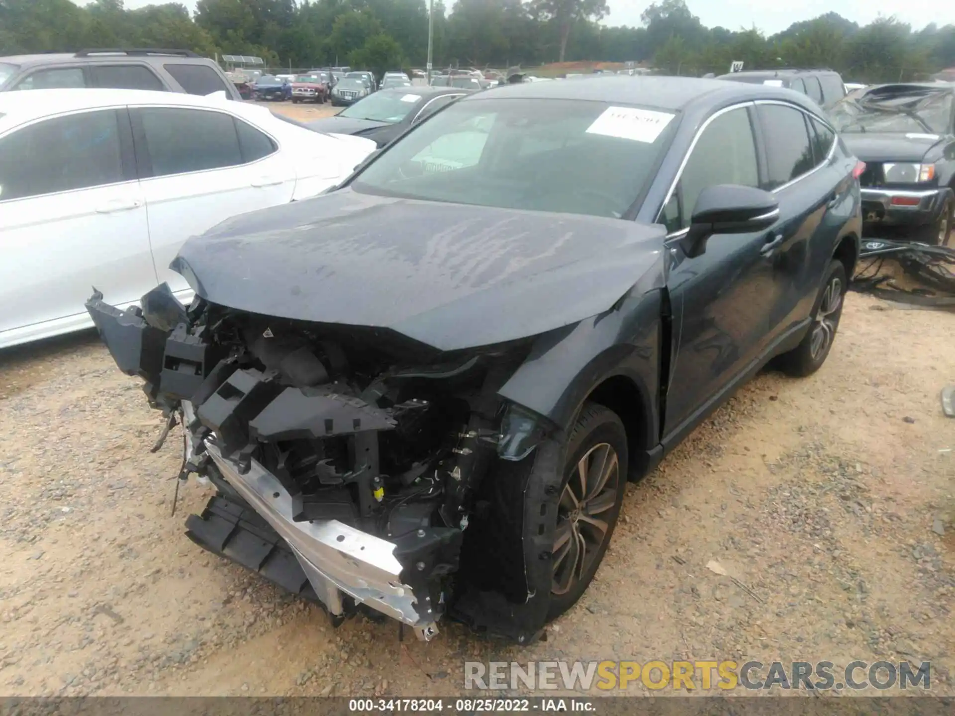 2 Photograph of a damaged car JTEAAAAH9NJ092265 TOYOTA VENZA 2022