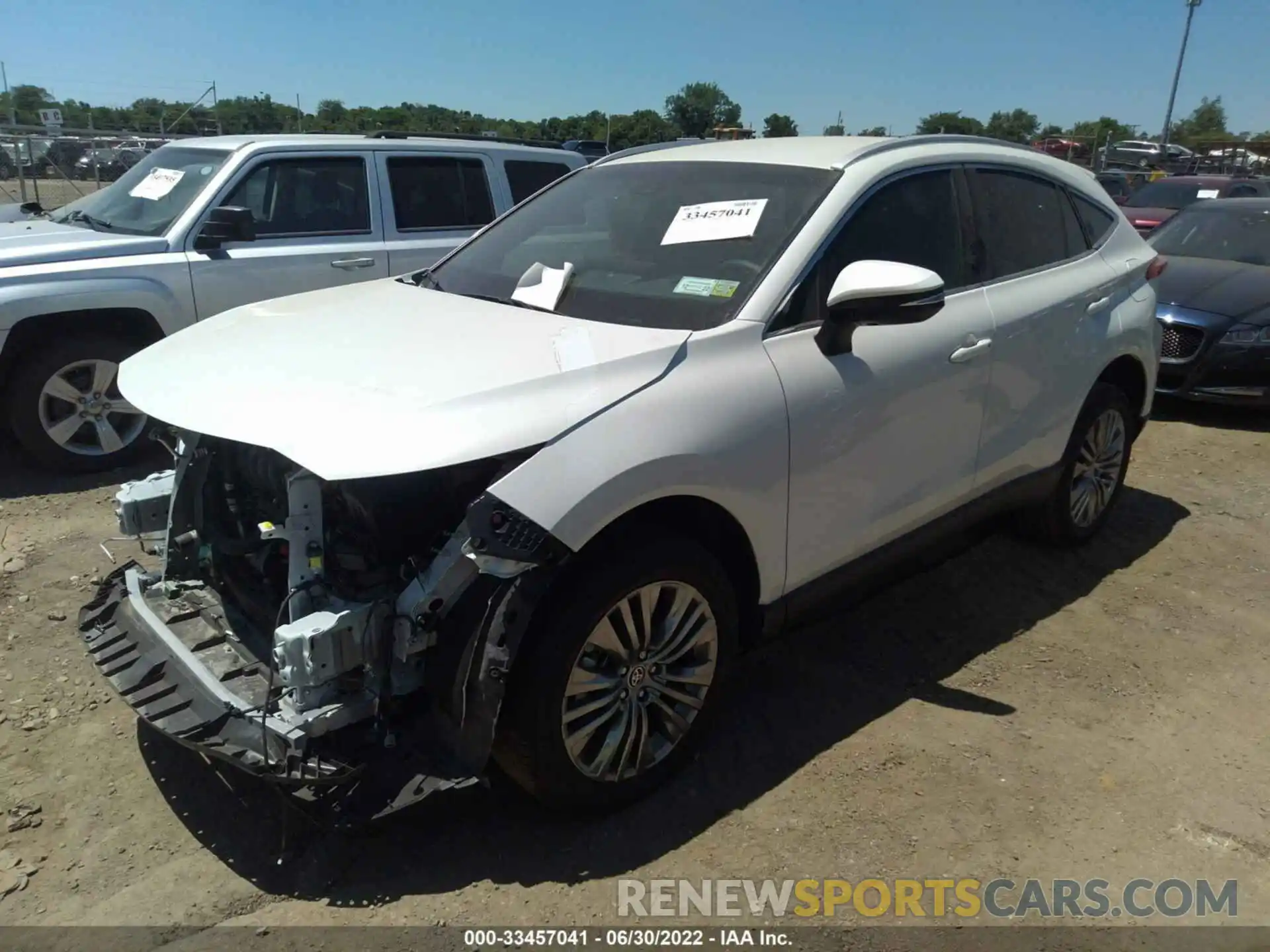 2 Photograph of a damaged car JTEAAAAHXNJ089228 TOYOTA VENZA 2022