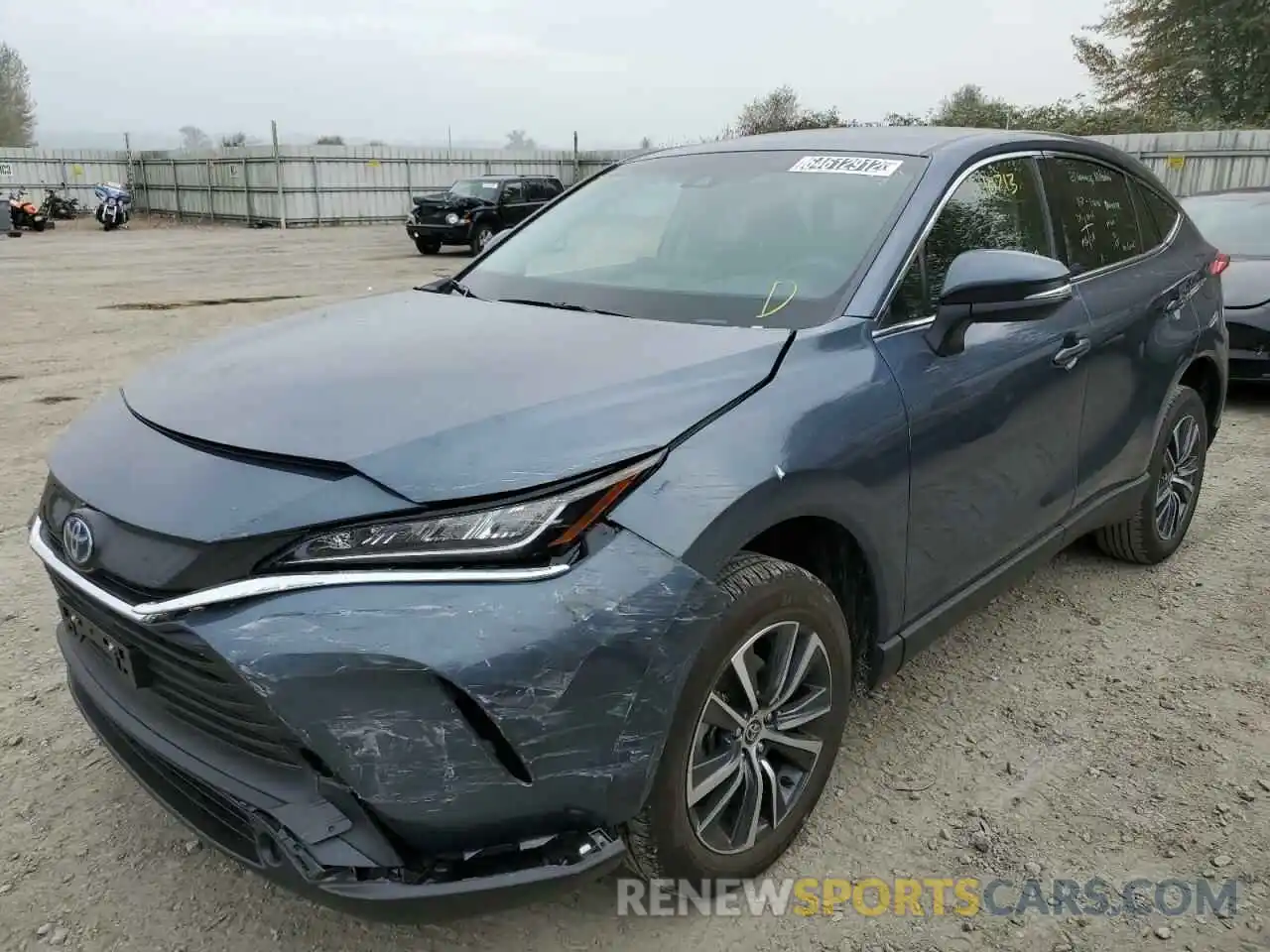 2 Photograph of a damaged car JTEAAAAHXNJ100101 TOYOTA VENZA 2022