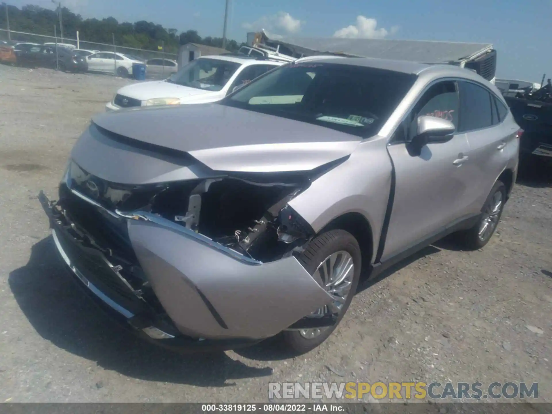 2 Photograph of a damaged car JTEAAAAHXNJ104309 TOYOTA VENZA 2022