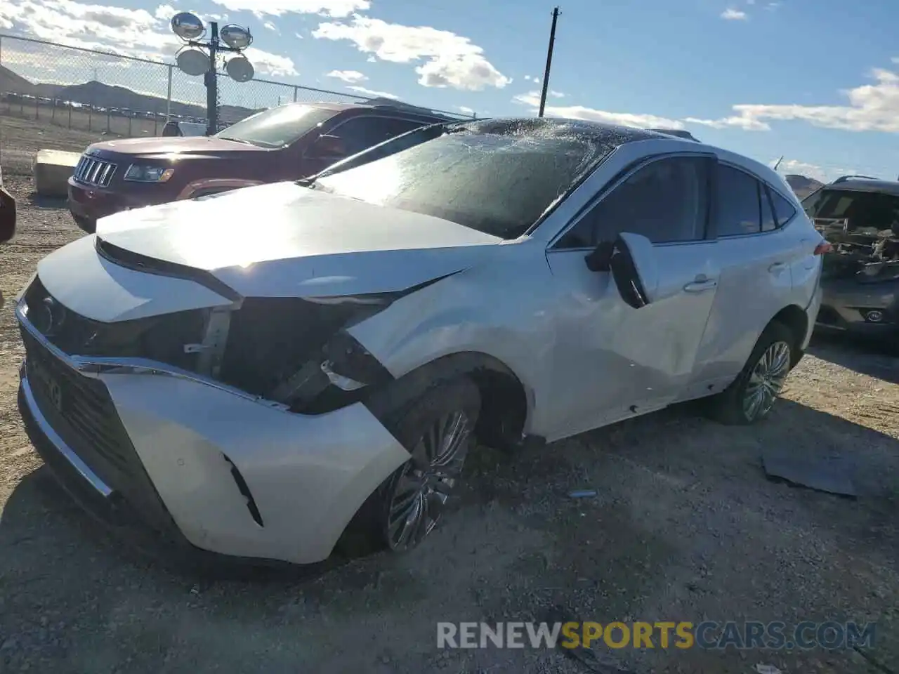 1 Photograph of a damaged car JTEAAAAH6PJ138038 TOYOTA VENZA 2023