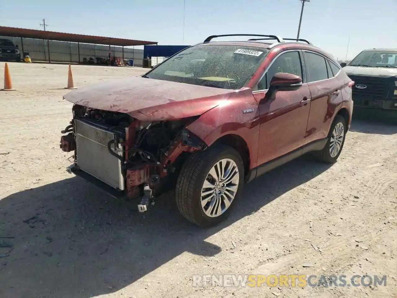 2 Photograph of a damaged car JTEAAAAH5MJ055955 TOYOTA VENZA HYBR 2021