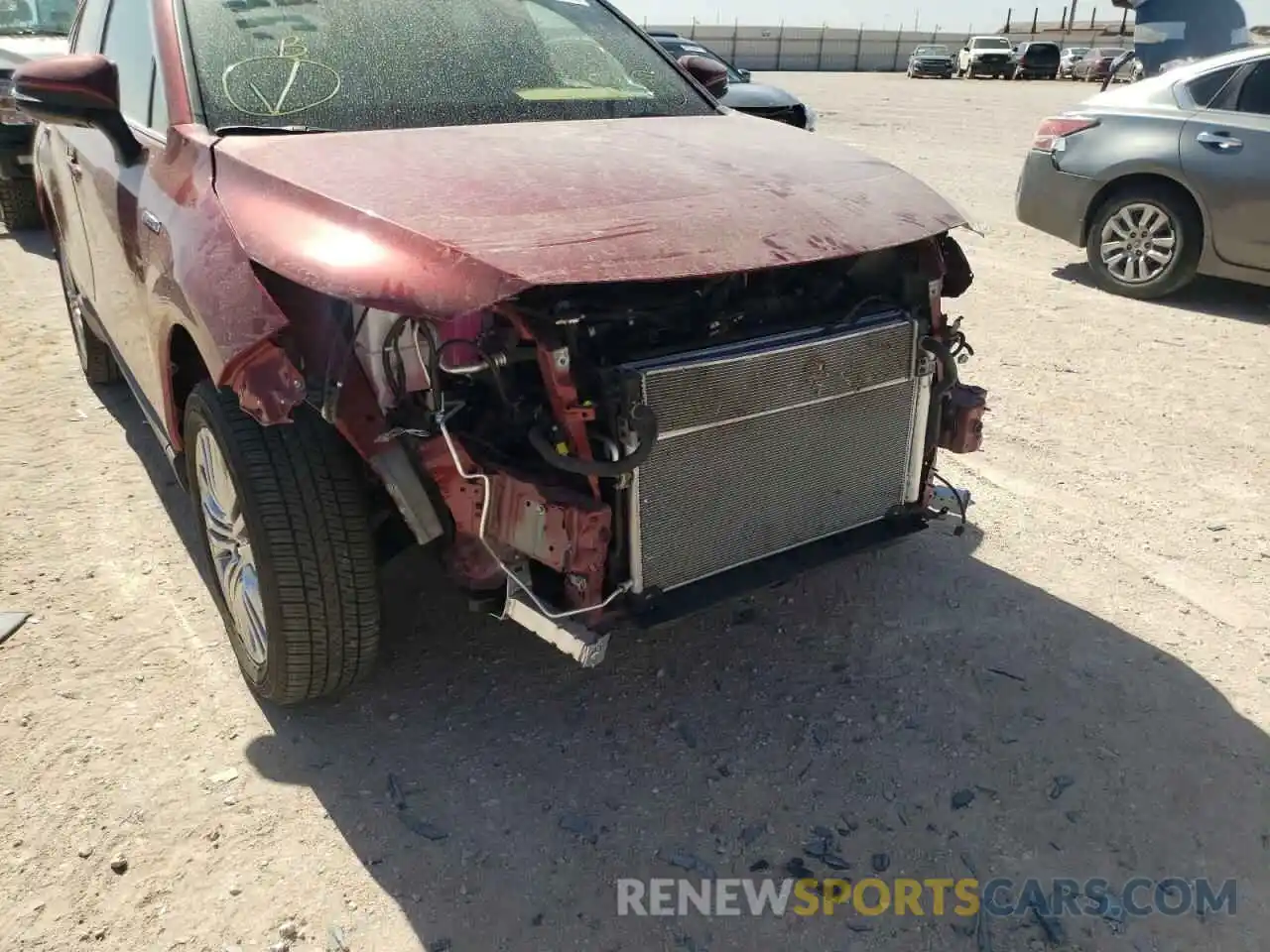 9 Photograph of a damaged car JTEAAAAH5MJ055955 TOYOTA VENZA HYBR 2021