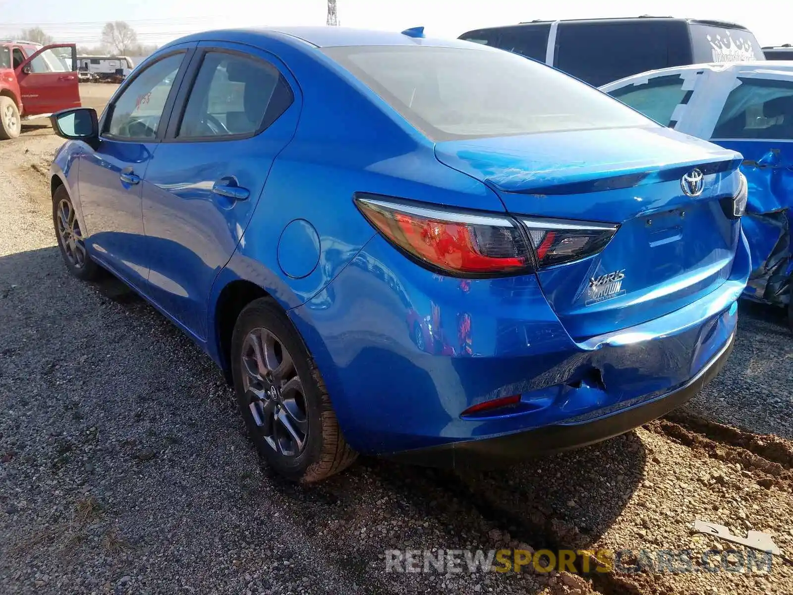 3 Photograph of a damaged car 3MYDLBYV0KY500173 TOYOTA YARIS 2019