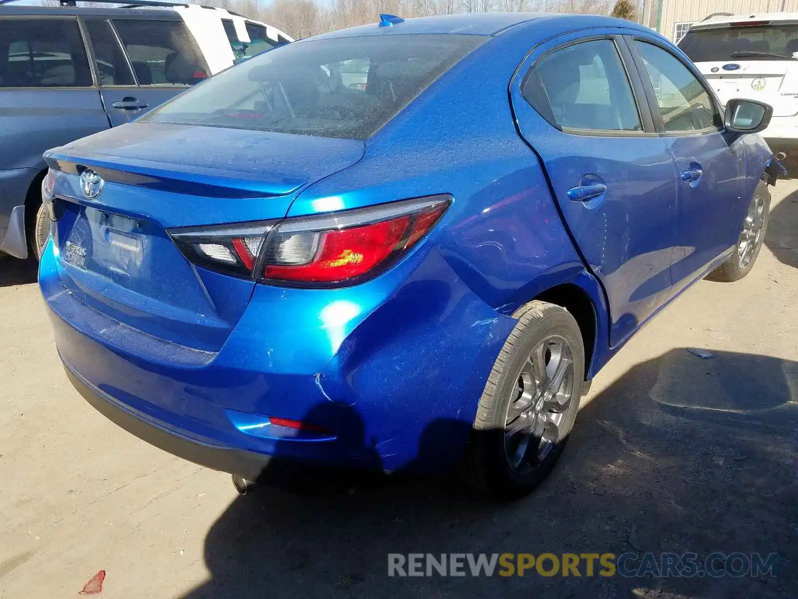 4 Photograph of a damaged car 3MYDLBYV0KY500173 TOYOTA YARIS 2019