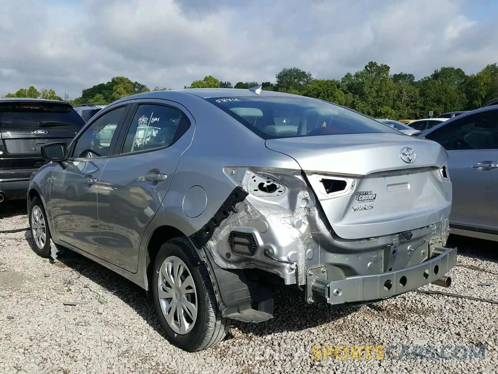 3 Photograph of a damaged car 3MYDLBYV0KY500724 TOYOTA YARIS 2019