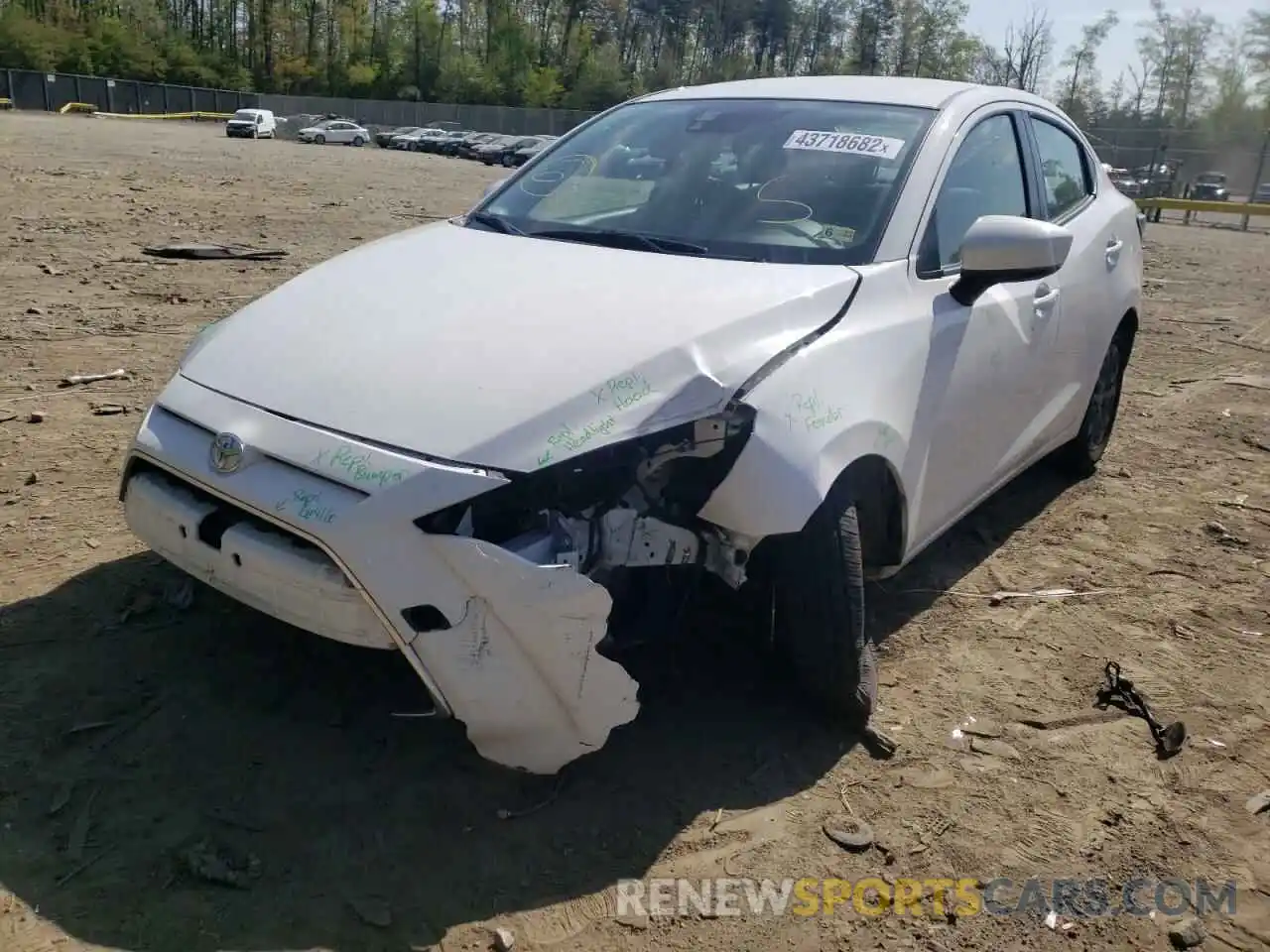 2 Photograph of a damaged car 3MYDLBYV0KY501078 TOYOTA YARIS 2019