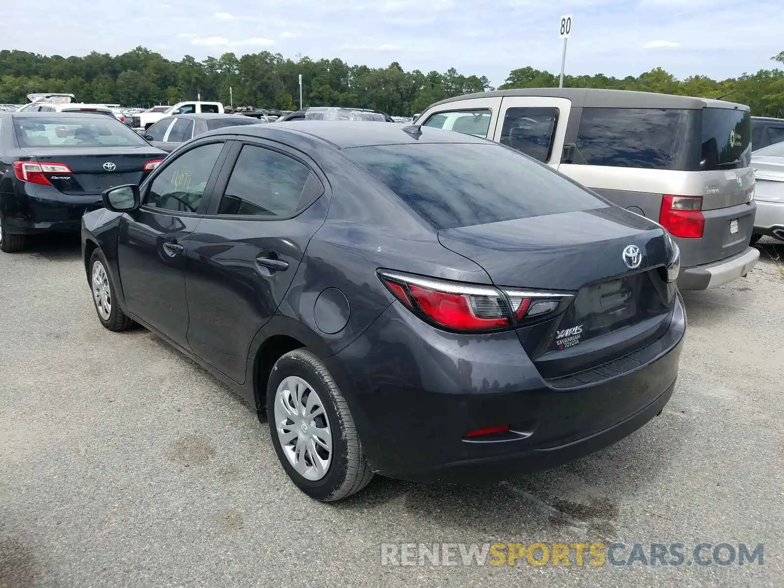 3 Photograph of a damaged car 3MYDLBYV0KY501517 TOYOTA YARIS 2019