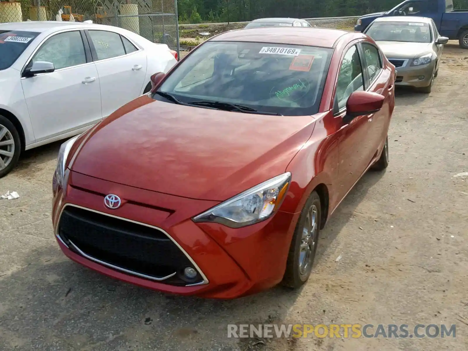 2 Photograph of a damaged car 3MYDLBYV0KY501825 TOYOTA YARIS 2019