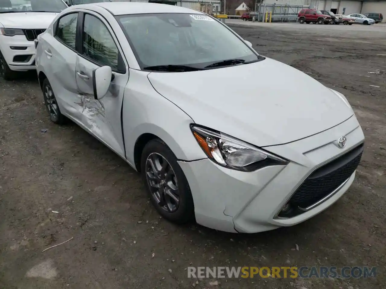 1 Photograph of a damaged car 3MYDLBYV0KY501985 TOYOTA YARIS 2019