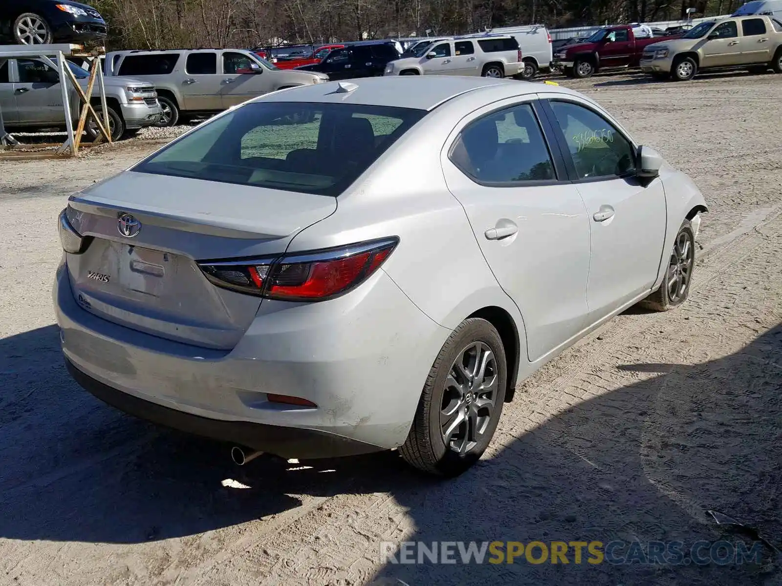 4 Photograph of a damaged car 3MYDLBYV0KY502649 TOYOTA YARIS 2019