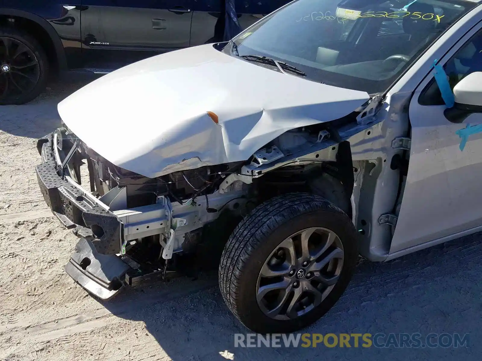 9 Photograph of a damaged car 3MYDLBYV0KY502649 TOYOTA YARIS 2019