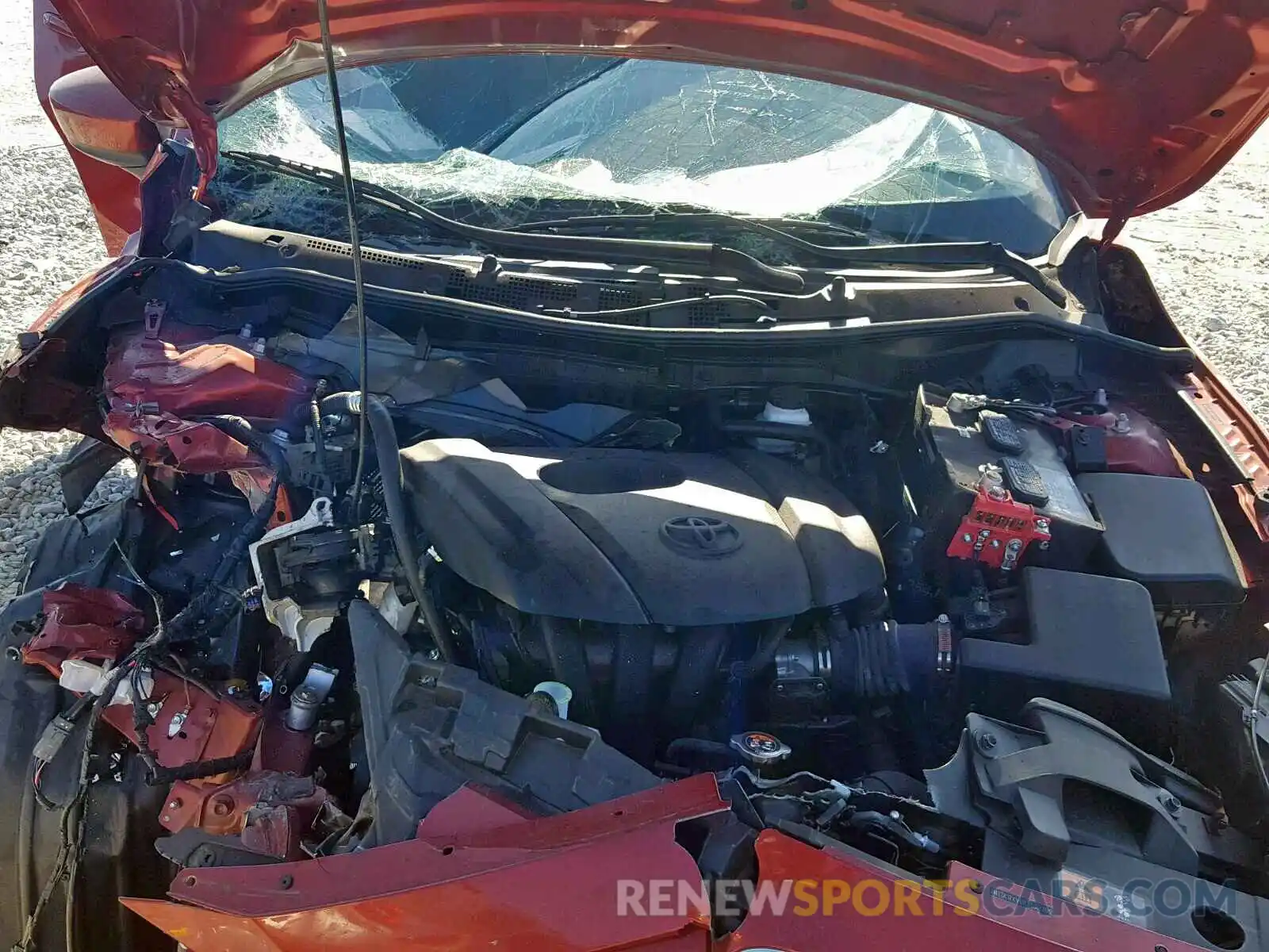 7 Photograph of a damaged car 3MYDLBYV0KY502795 TOYOTA YARIS 2019