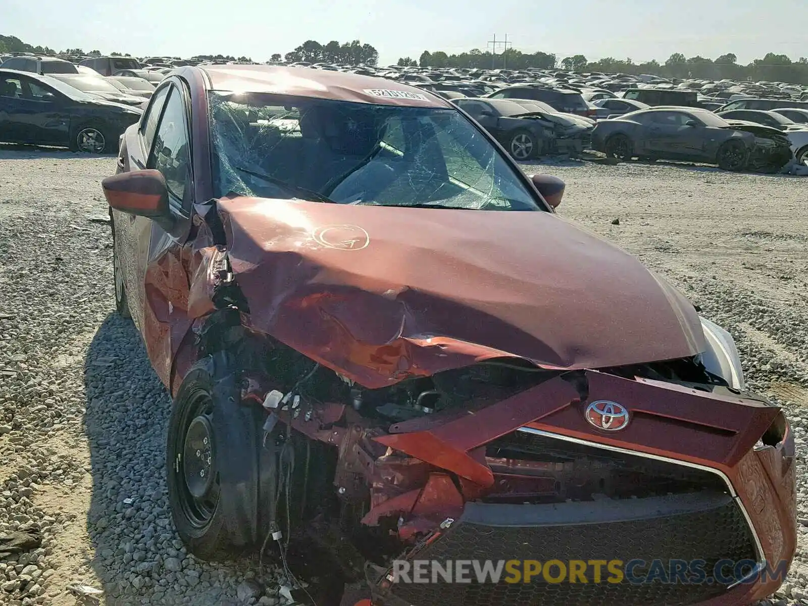 9 Photograph of a damaged car 3MYDLBYV0KY502795 TOYOTA YARIS 2019