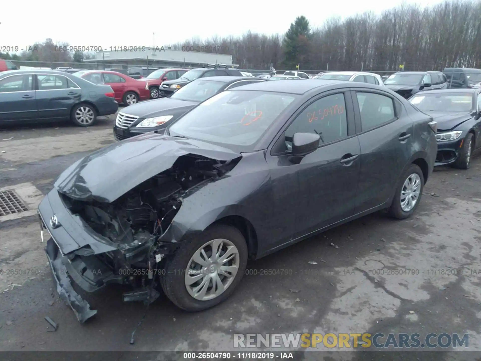 2 Photograph of a damaged car 3MYDLBYV0KY503901 TOYOTA YARIS 2019