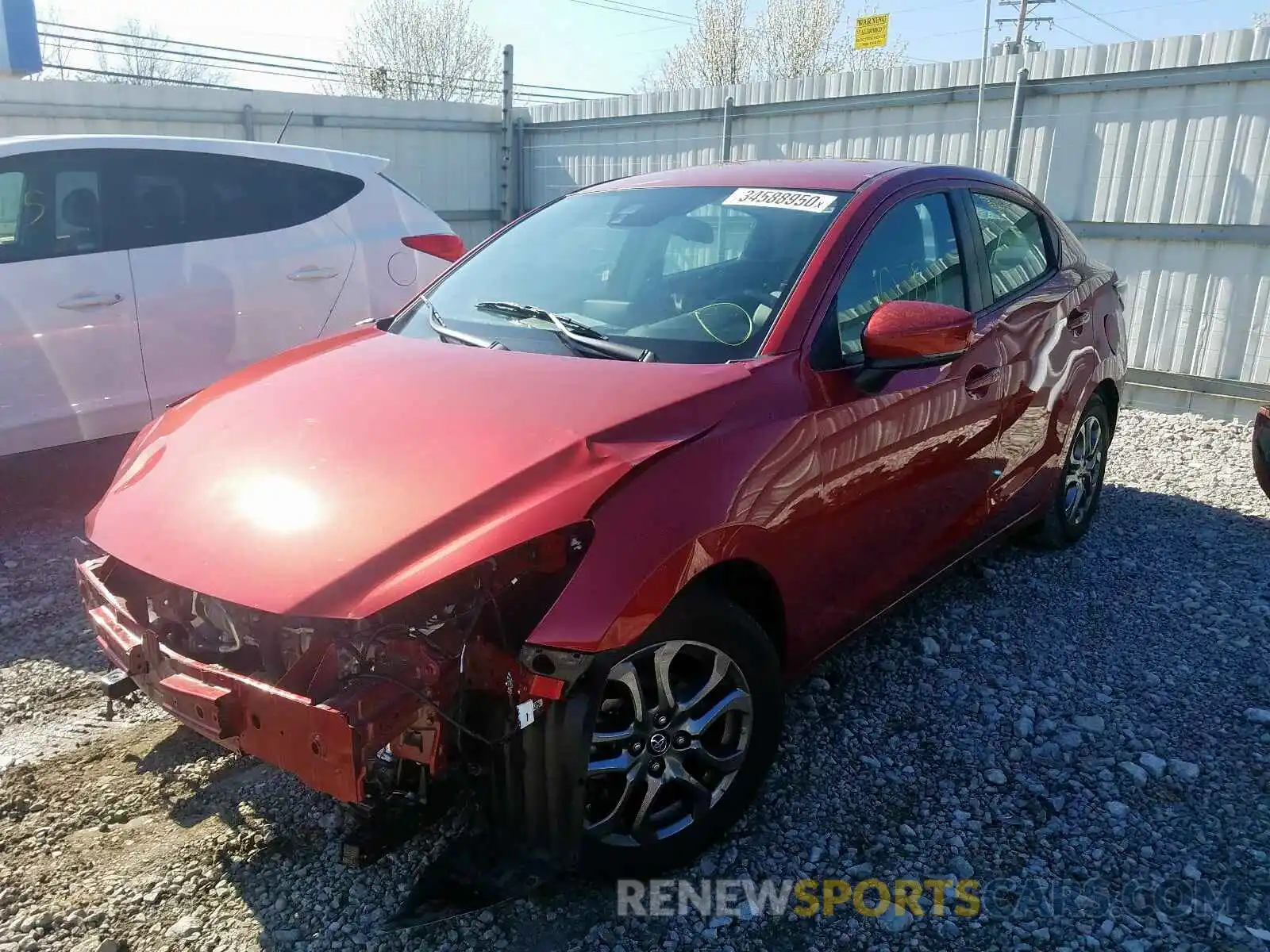 2 Photograph of a damaged car 3MYDLBYV0KY504188 TOYOTA YARIS 2019