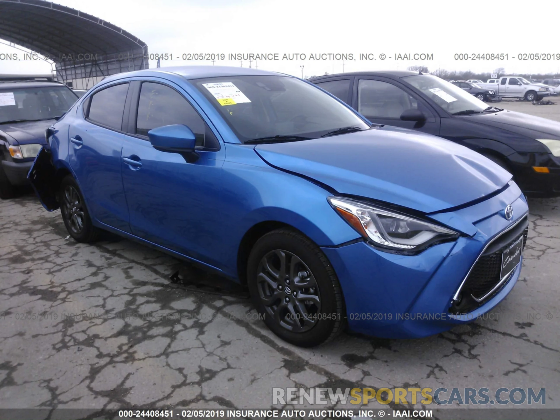 1 Фотография поврежденного автомобиля 3MYDLBYV0KY504689 TOYOTA YARIS 2019