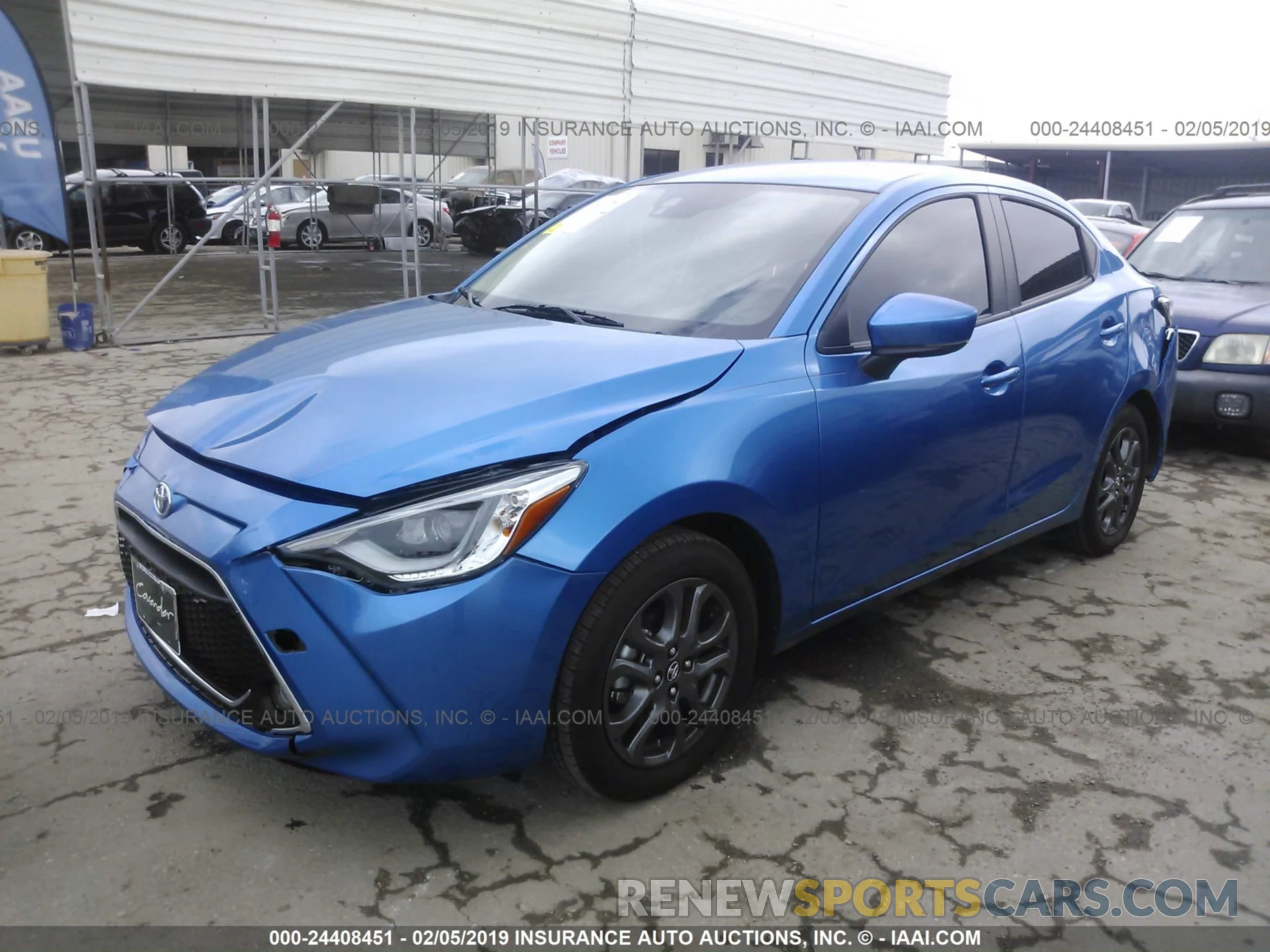 2 Photograph of a damaged car 3MYDLBYV0KY504689 TOYOTA YARIS 2019