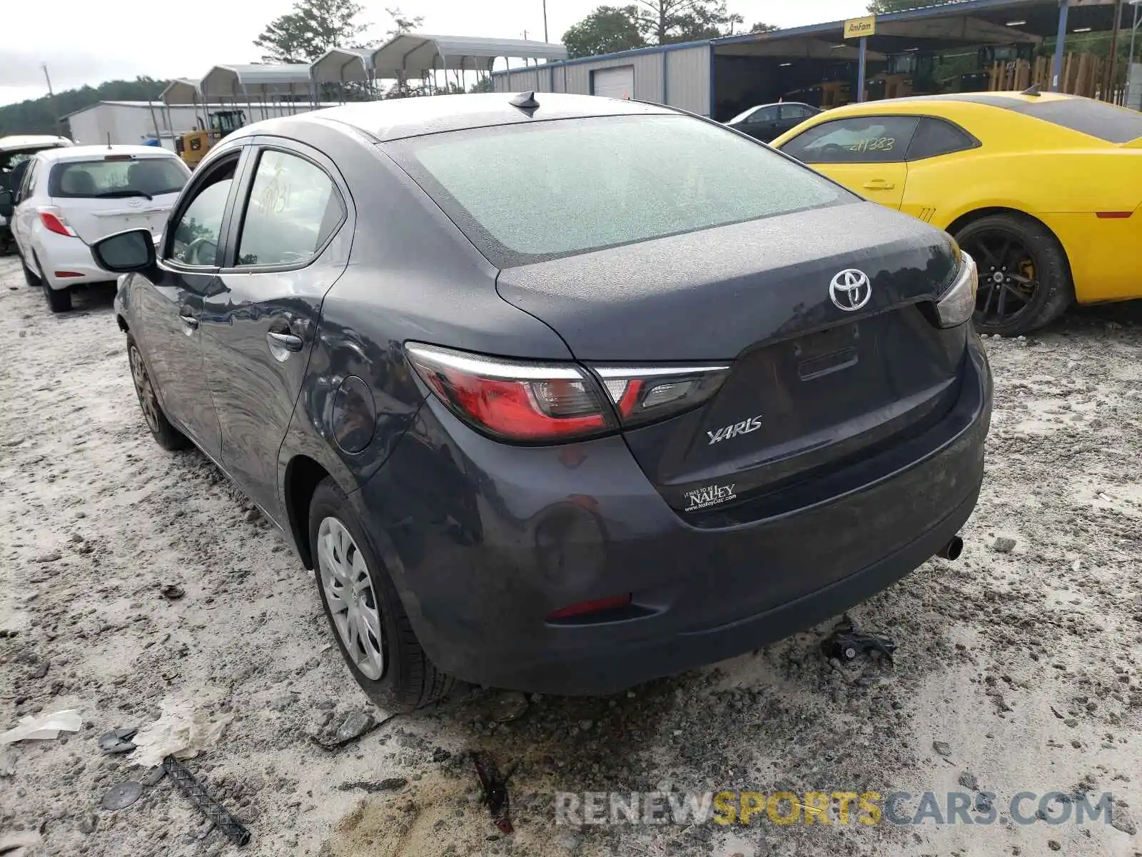 3 Photograph of a damaged car 3MYDLBYV0KY505325 TOYOTA YARIS 2019