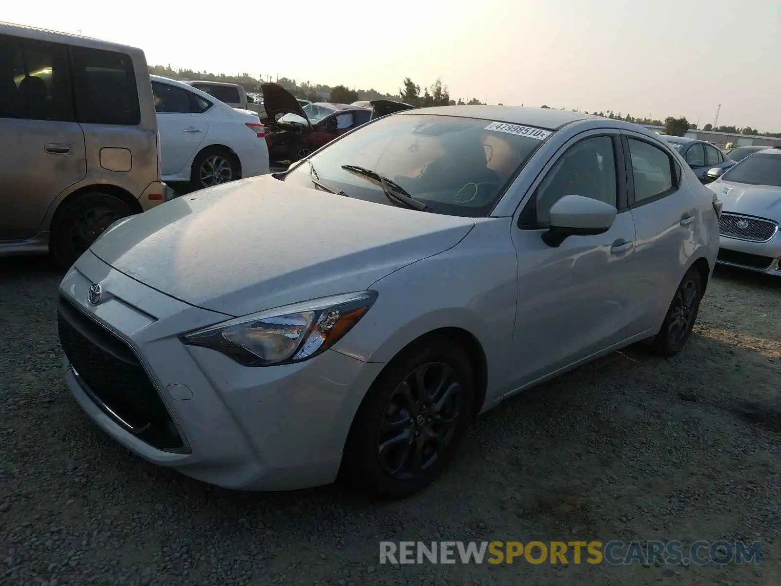 2 Photograph of a damaged car 3MYDLBYV0KY505468 TOYOTA YARIS 2019