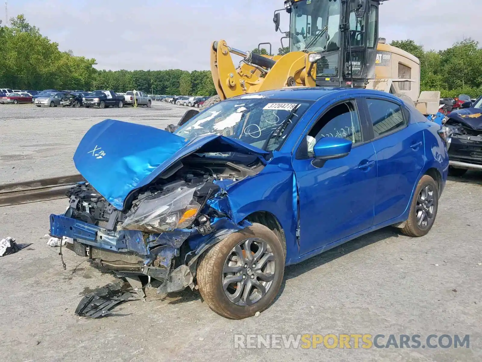 2 Photograph of a damaged car 3MYDLBYV0KY505597 TOYOTA YARIS 2019