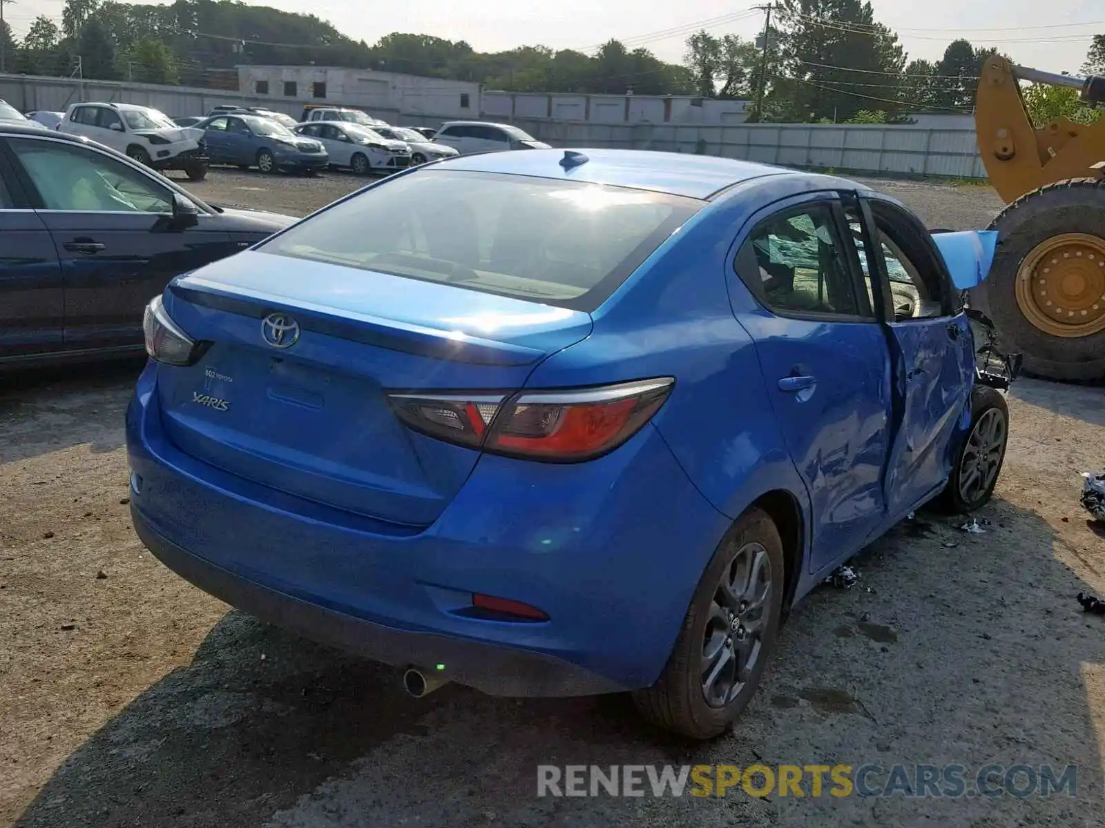 4 Photograph of a damaged car 3MYDLBYV0KY505597 TOYOTA YARIS 2019