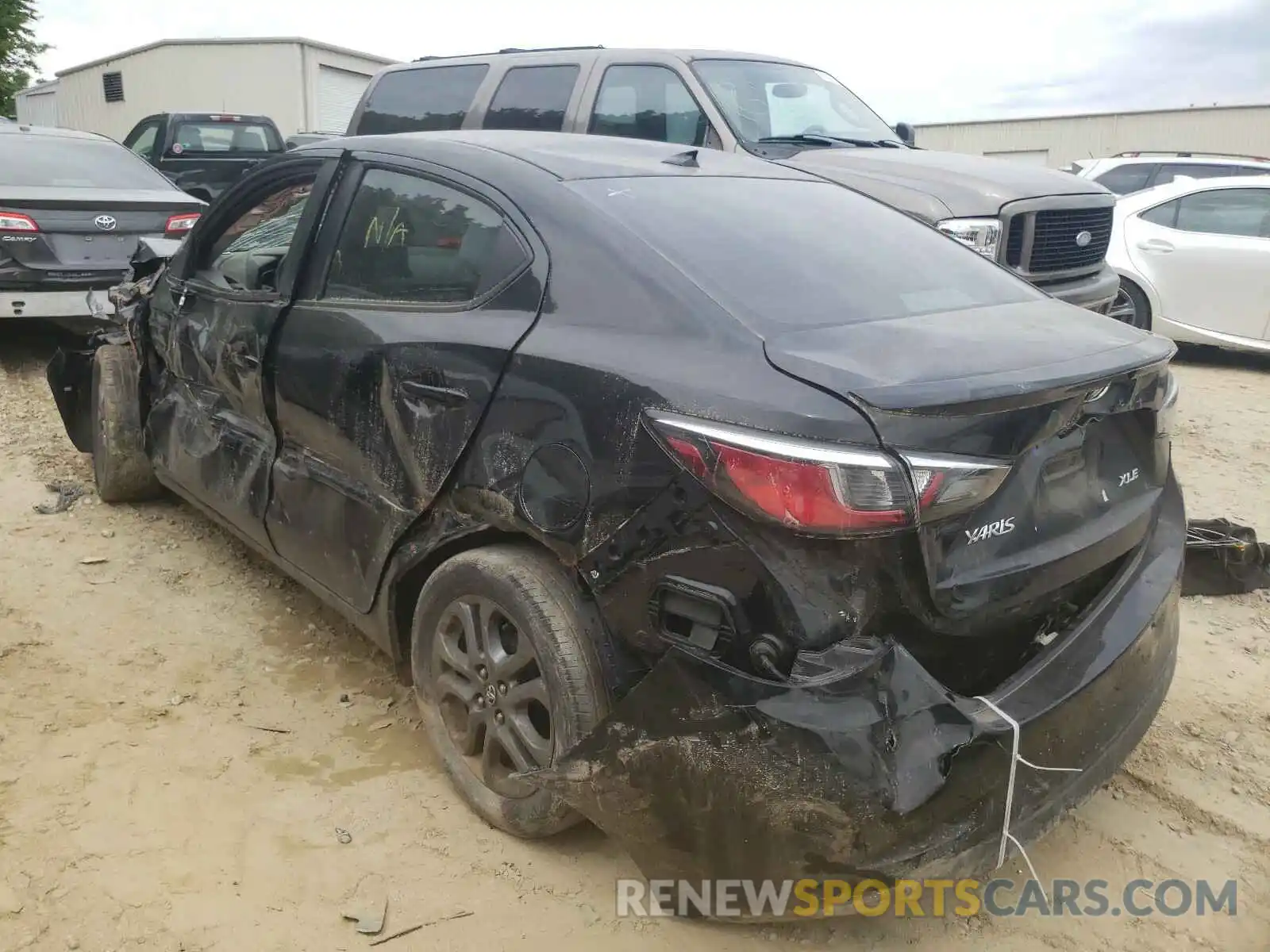 3 Photograph of a damaged car 3MYDLBYV0KY505941 TOYOTA YARIS 2019