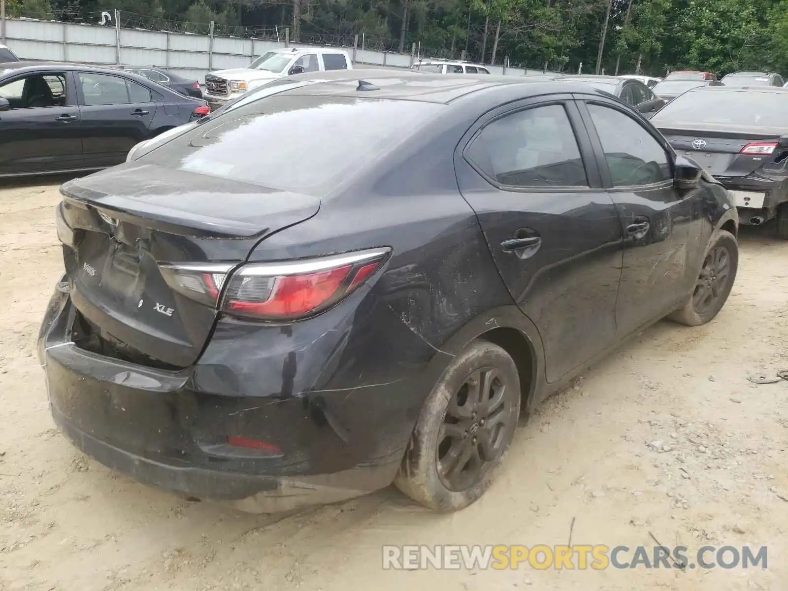 4 Photograph of a damaged car 3MYDLBYV0KY505941 TOYOTA YARIS 2019