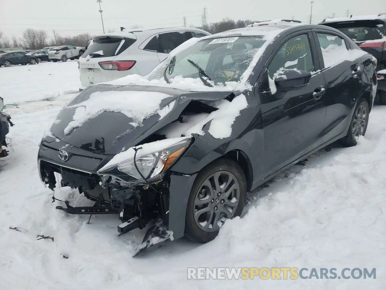 2 Photograph of a damaged car 3MYDLBYV0KY506930 TOYOTA YARIS 2019