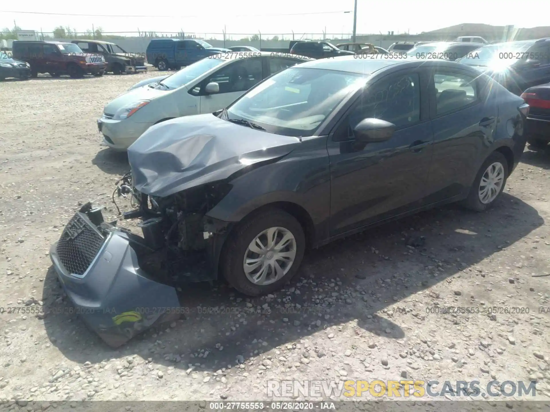 2 Photograph of a damaged car 3MYDLBYV0KY507222 TOYOTA YARIS 2019