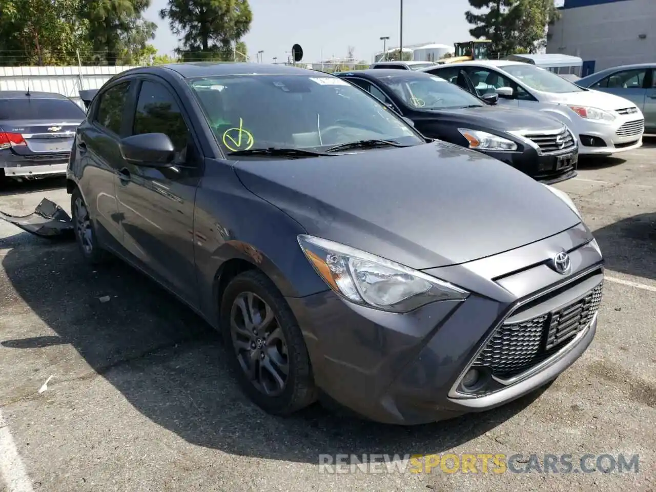 1 Photograph of a damaged car 3MYDLBYV0KY507592 TOYOTA YARIS 2019