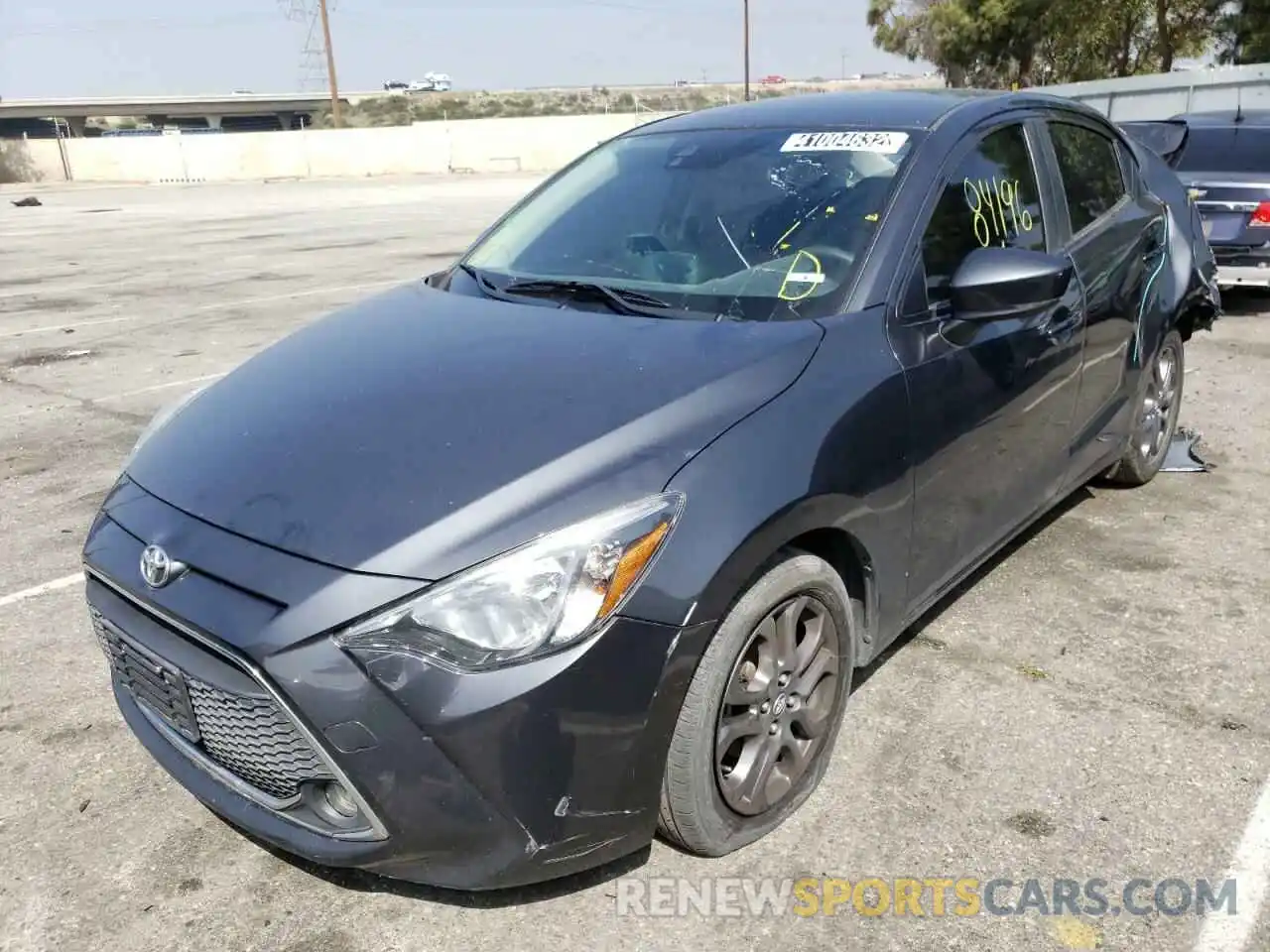 2 Photograph of a damaged car 3MYDLBYV0KY507592 TOYOTA YARIS 2019