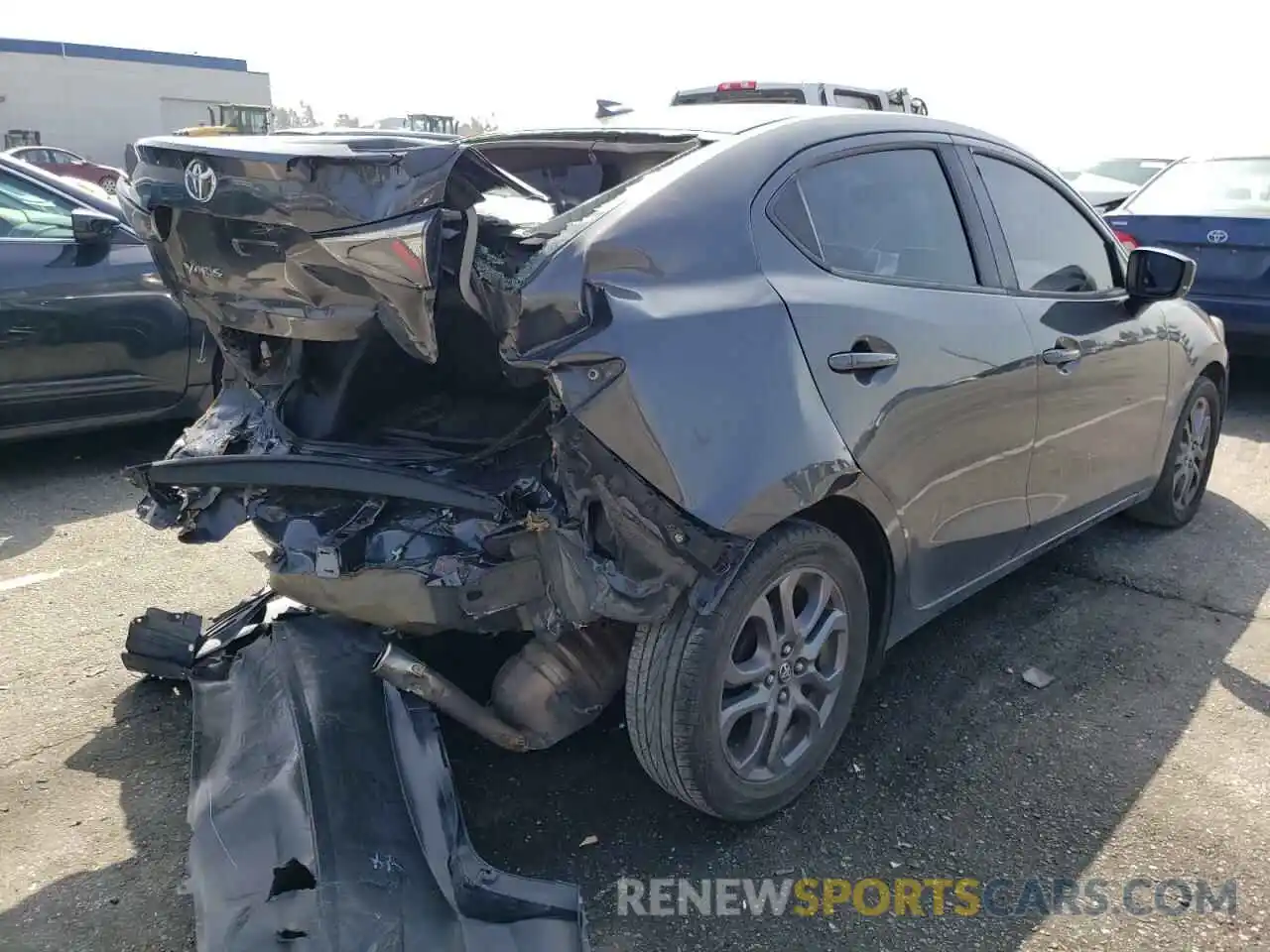 4 Photograph of a damaged car 3MYDLBYV0KY507592 TOYOTA YARIS 2019