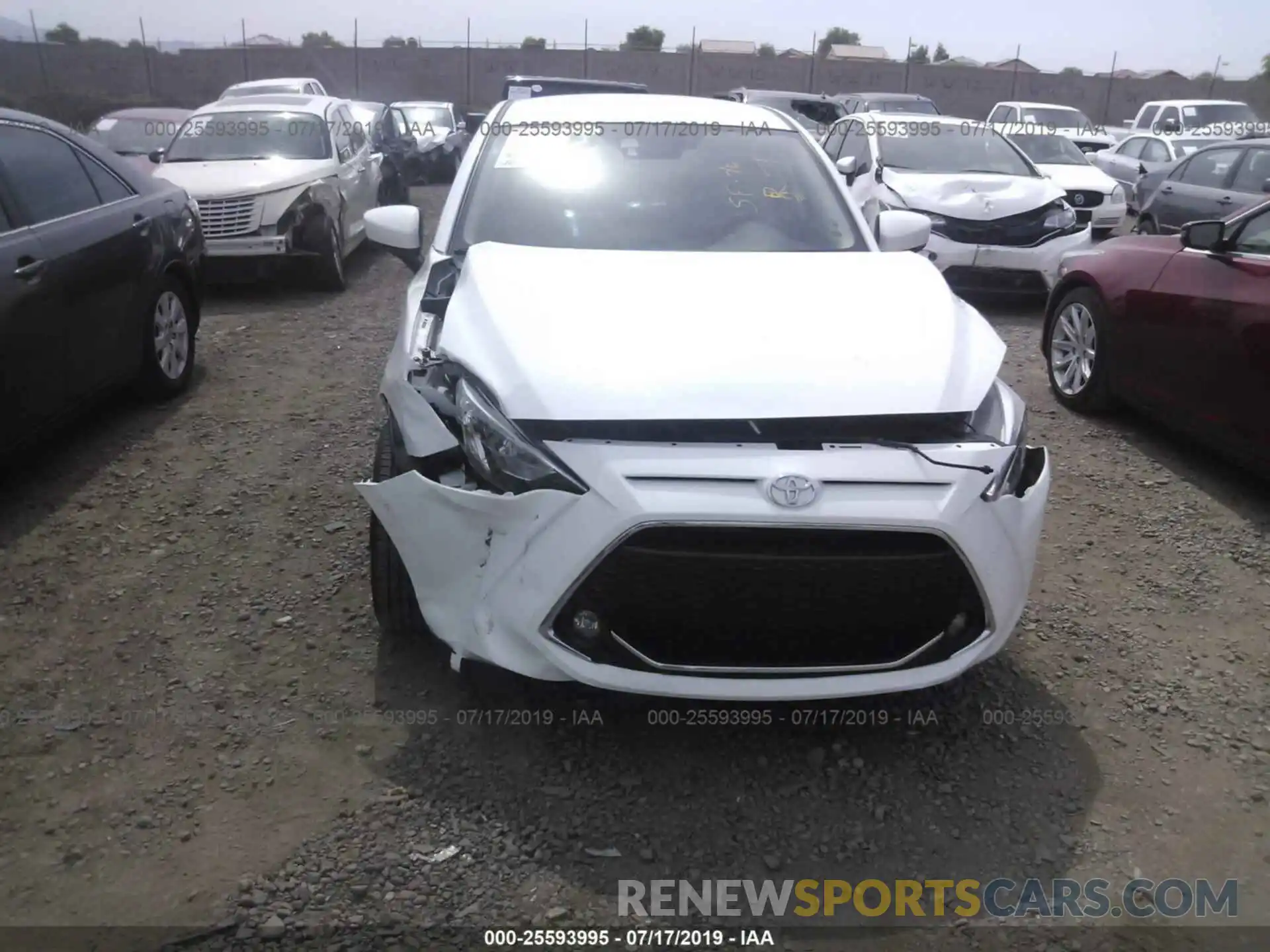 6 Photograph of a damaged car 3MYDLBYV0KY508533 TOYOTA YARIS 2019