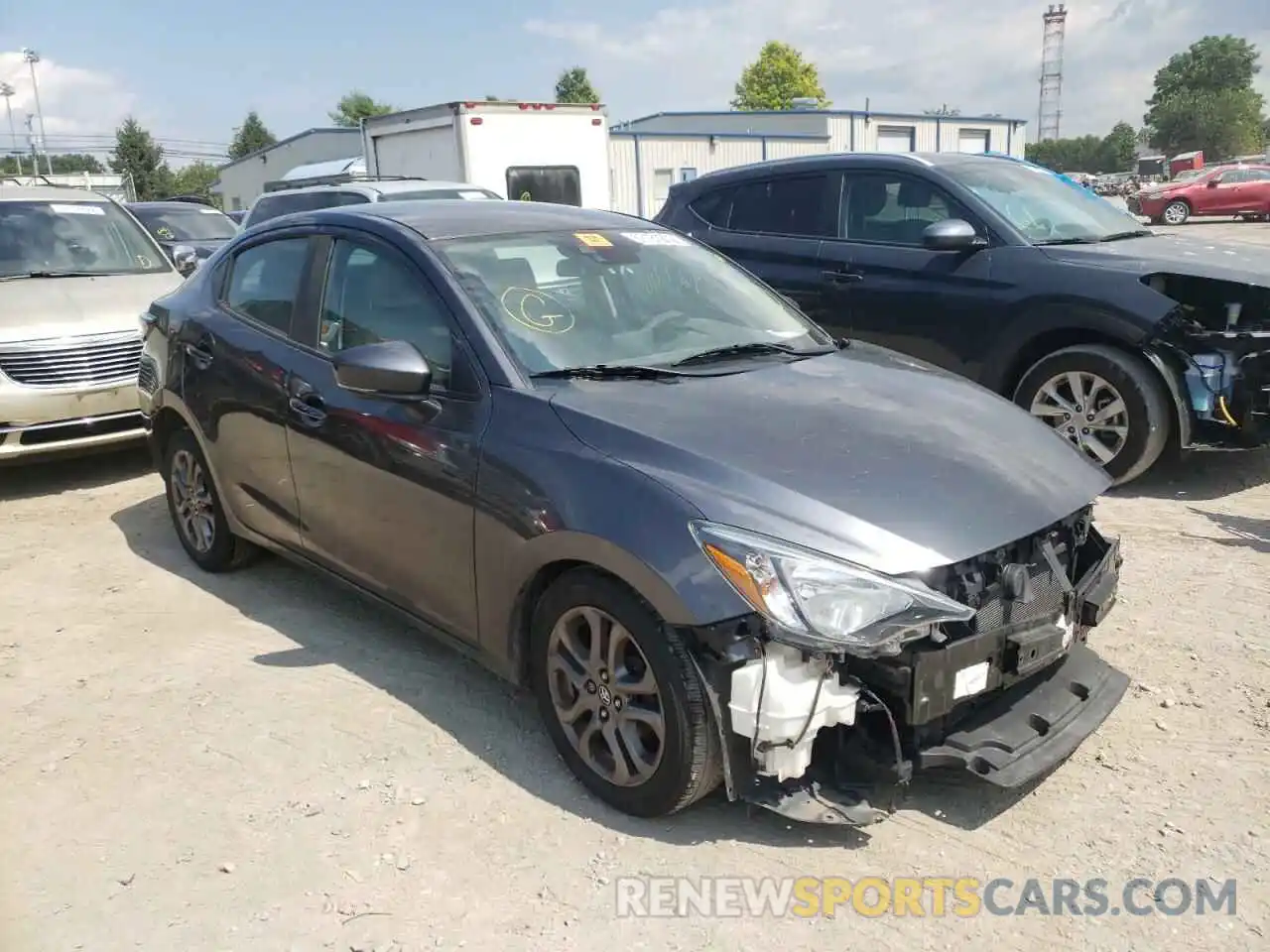 1 Photograph of a damaged car 3MYDLBYV0KY508693 TOYOTA YARIS 2019