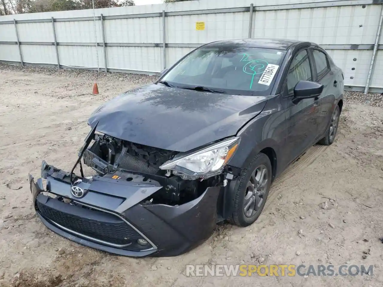 2 Photograph of a damaged car 3MYDLBYV0KY510248 TOYOTA YARIS 2019