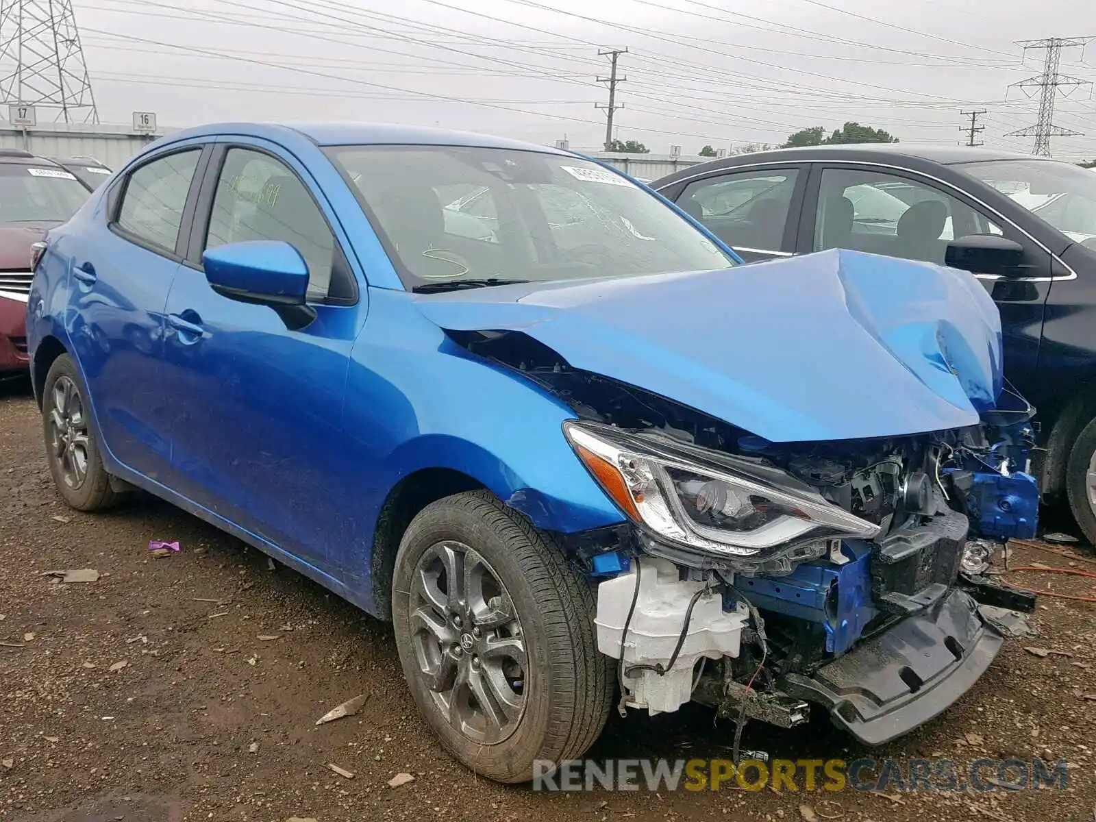 1 Photograph of a damaged car 3MYDLBYV0KY510430 TOYOTA YARIS 2019