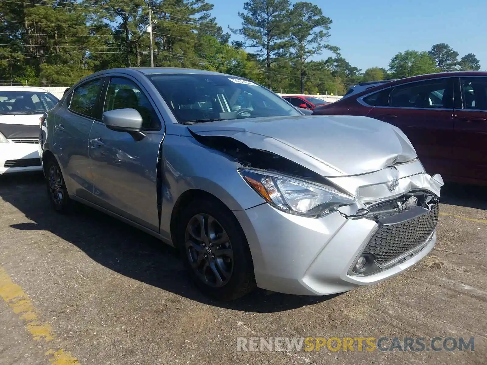 1 Photograph of a damaged car 3MYDLBYV0KY510802 TOYOTA YARIS 2019