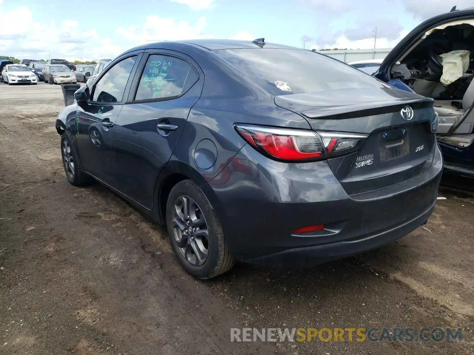 3 Photograph of a damaged car 3MYDLBYV0KY511481 TOYOTA YARIS 2019