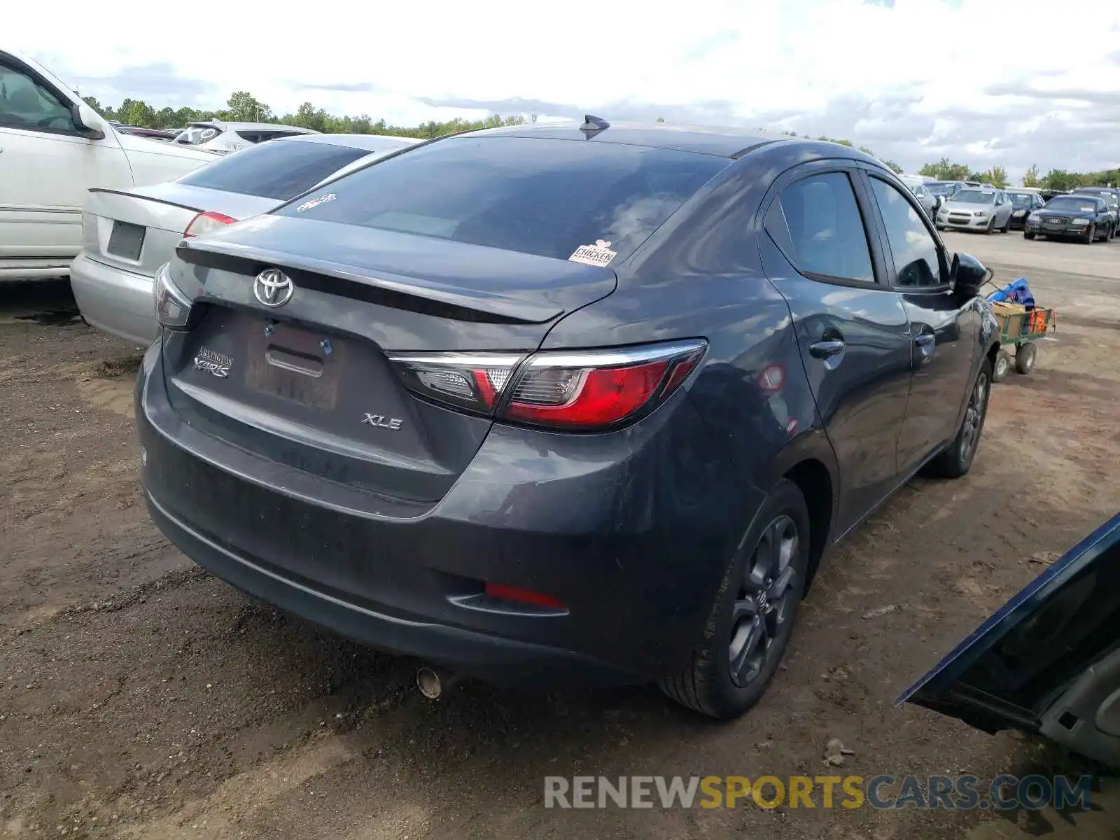 4 Photograph of a damaged car 3MYDLBYV0KY511481 TOYOTA YARIS 2019