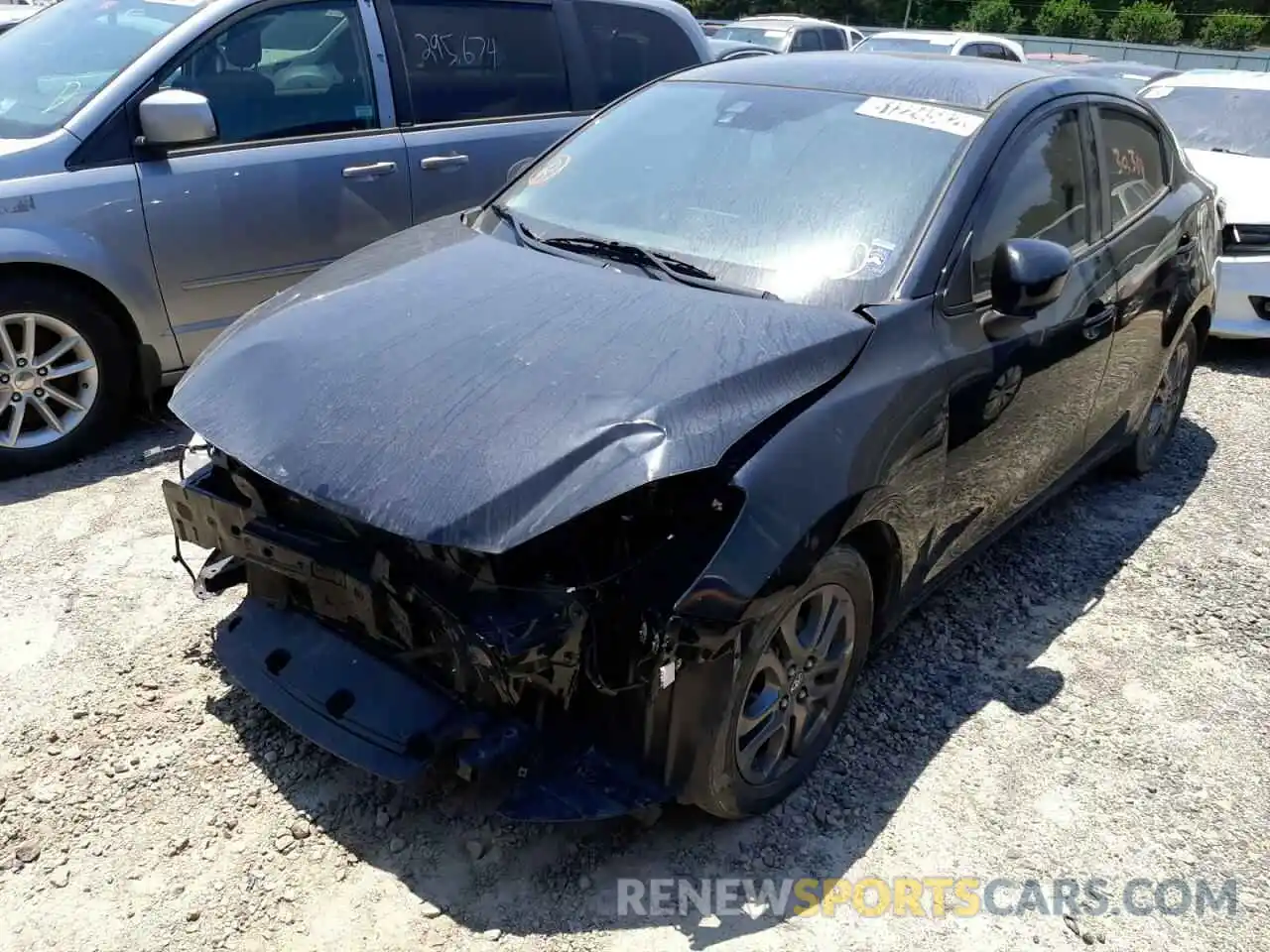 2 Photograph of a damaged car 3MYDLBYV0KY511786 TOYOTA YARIS 2019