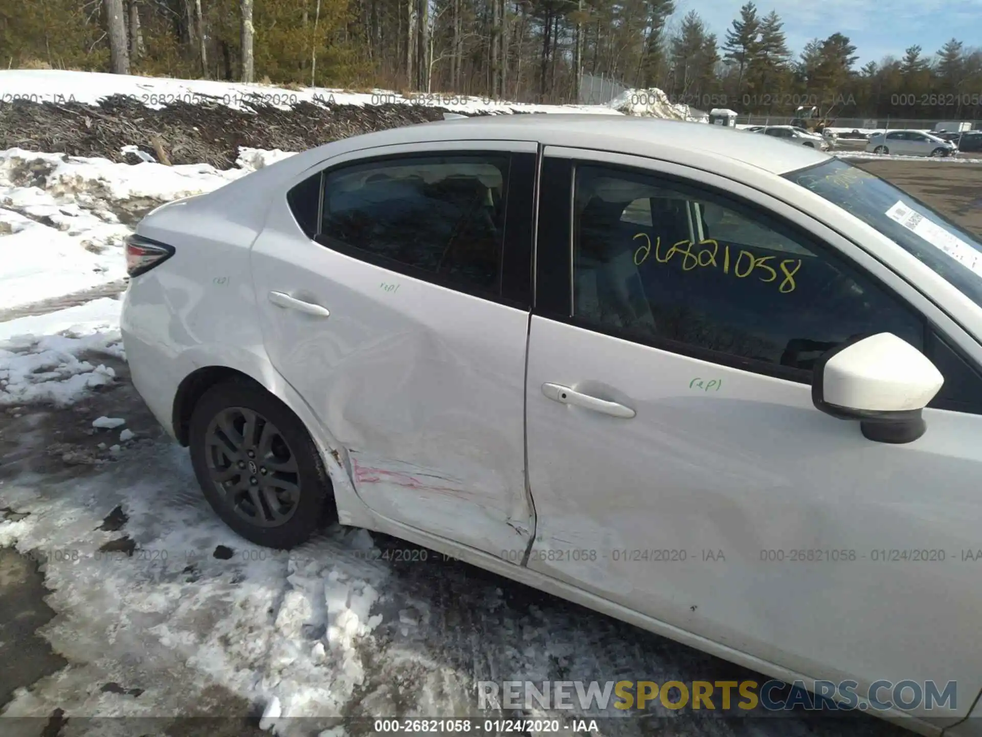 6 Photograph of a damaged car 3MYDLBYV0KY511870 TOYOTA YARIS 2019