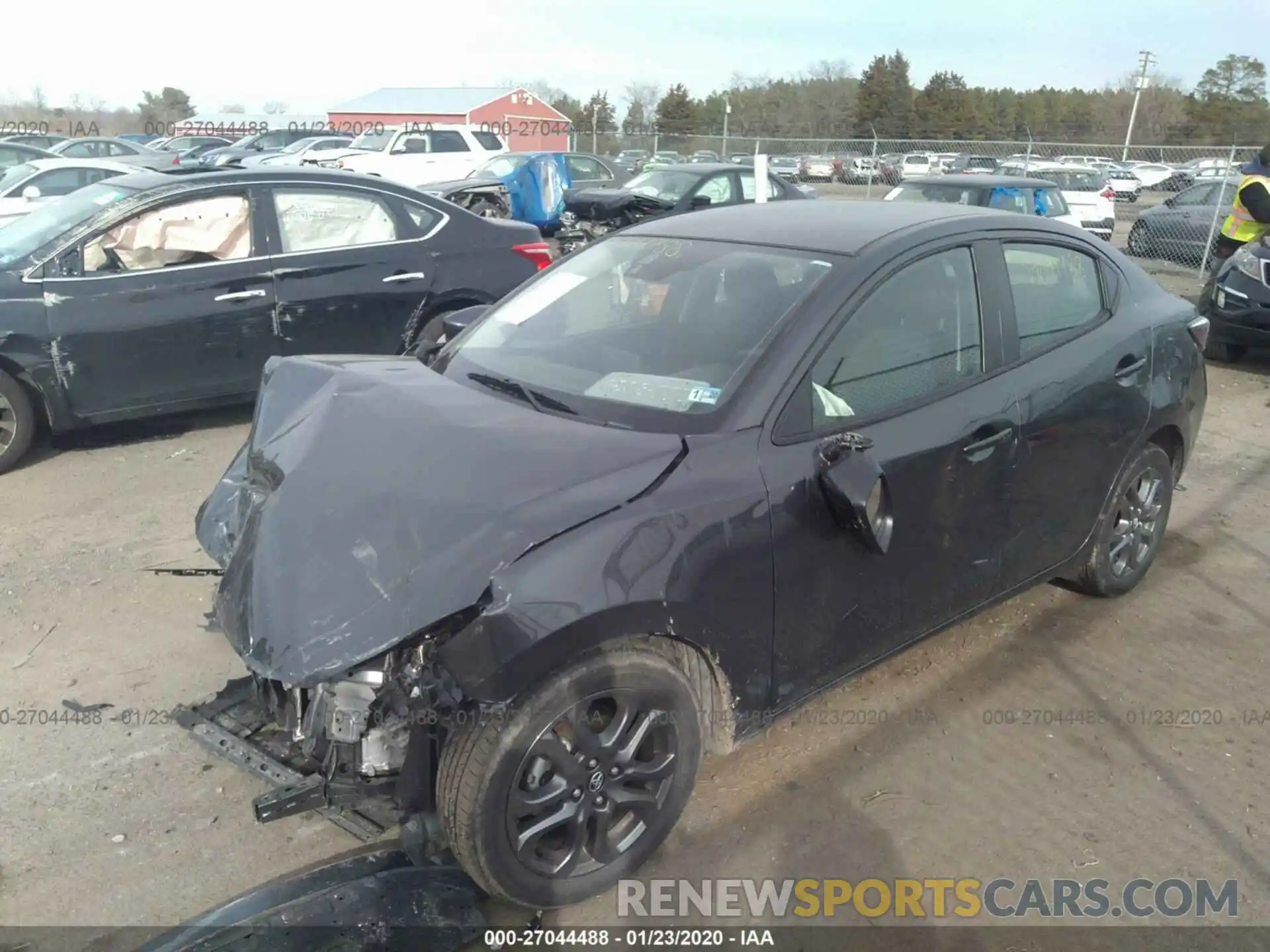 2 Photograph of a damaged car 3MYDLBYV0KY511920 TOYOTA YARIS 2019