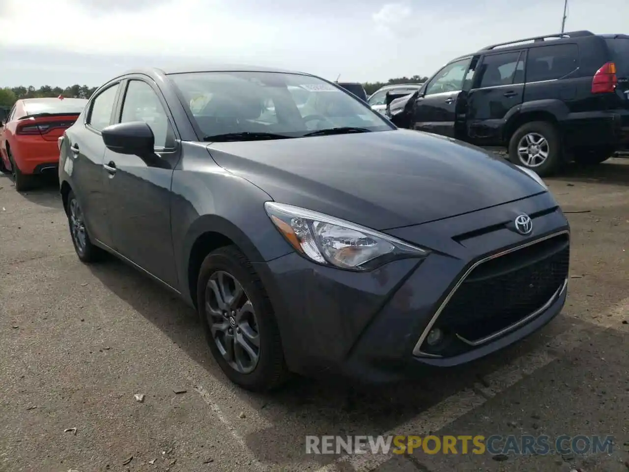 1 Photograph of a damaged car 3MYDLBYV0KY512114 TOYOTA YARIS 2019