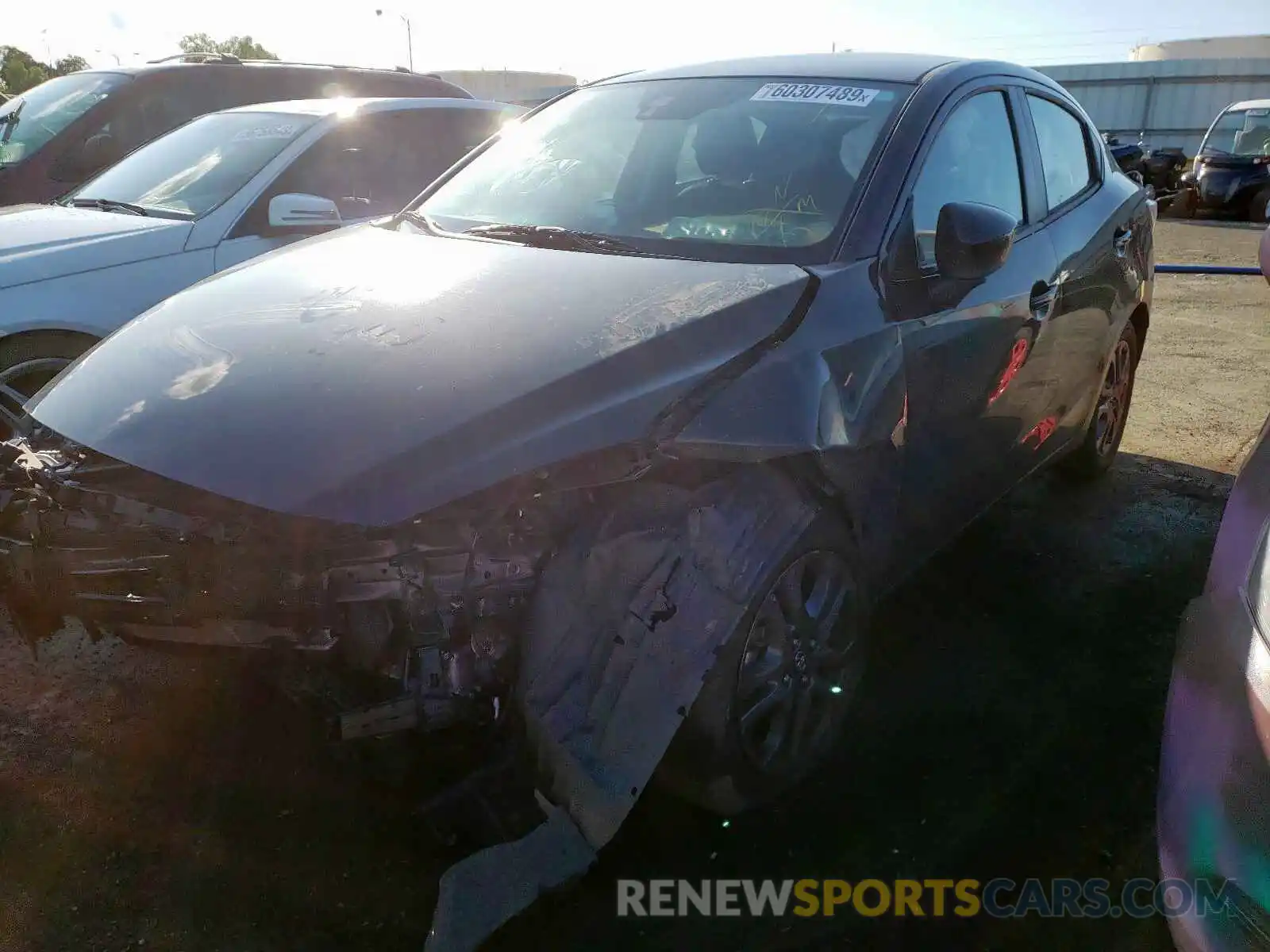 2 Photograph of a damaged car 3MYDLBYV0KY512887 TOYOTA YARIS 2019