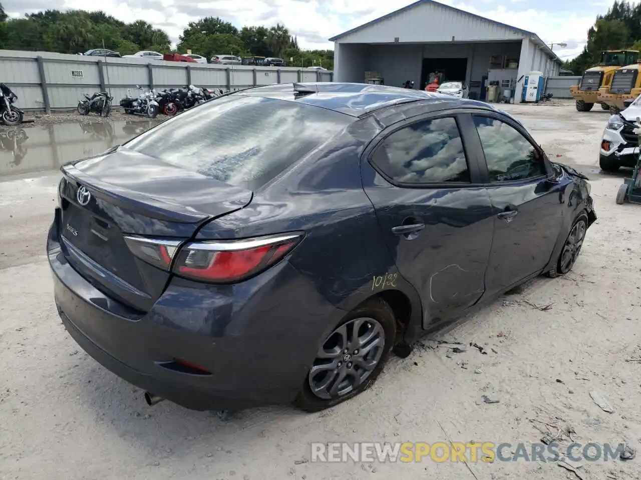 4 Photograph of a damaged car 3MYDLBYV0KY513960 TOYOTA YARIS 2019