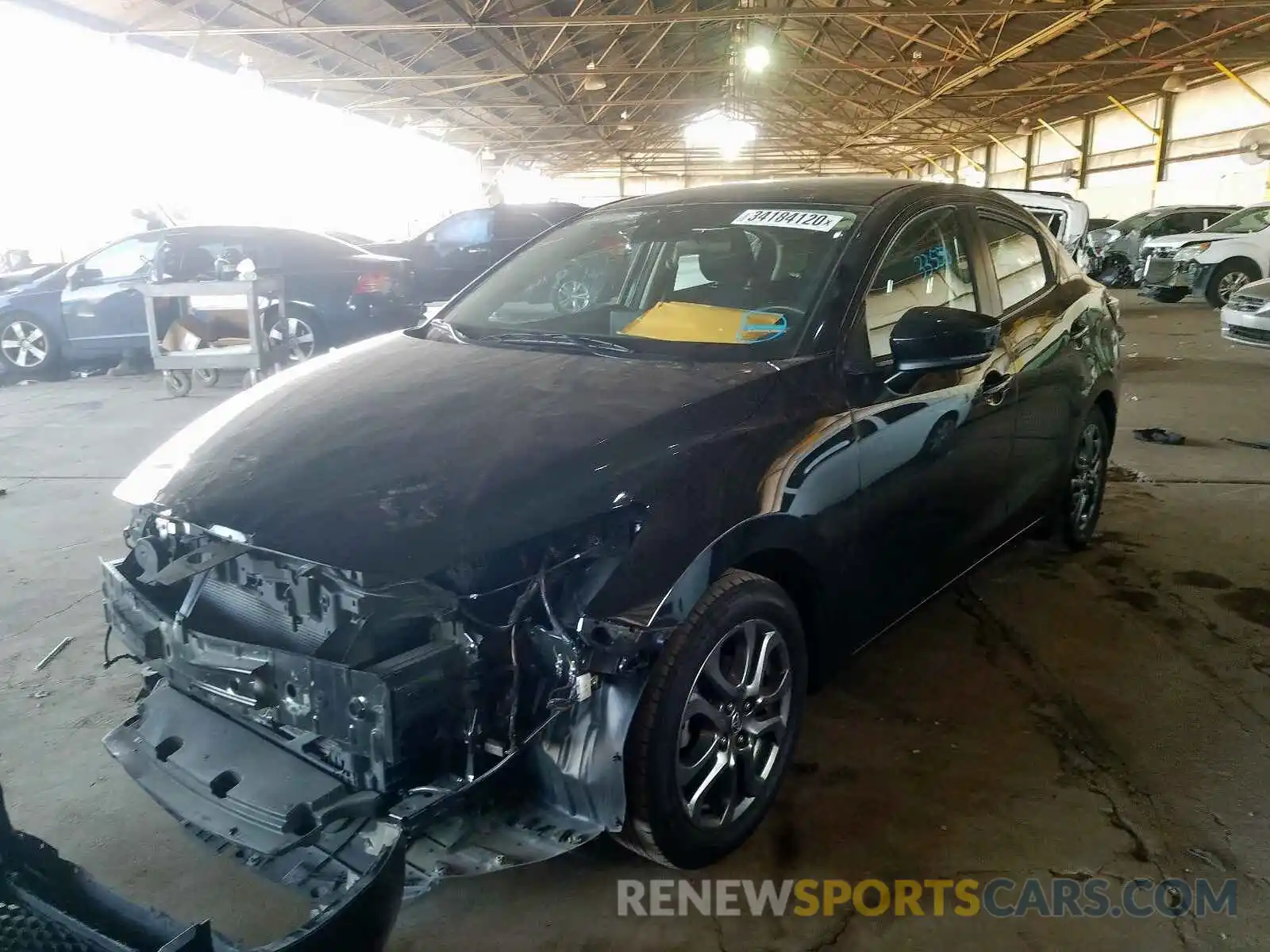 2 Photograph of a damaged car 3MYDLBYV0KY515319 TOYOTA YARIS 2019